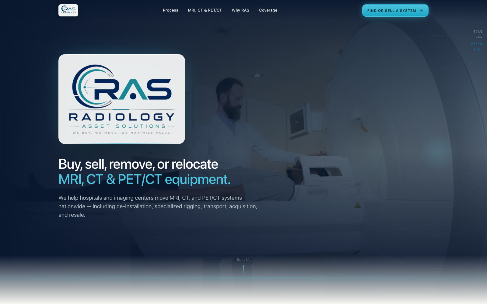 Radiology Asset Solutions — nationwide imaging equipment lifecycle services